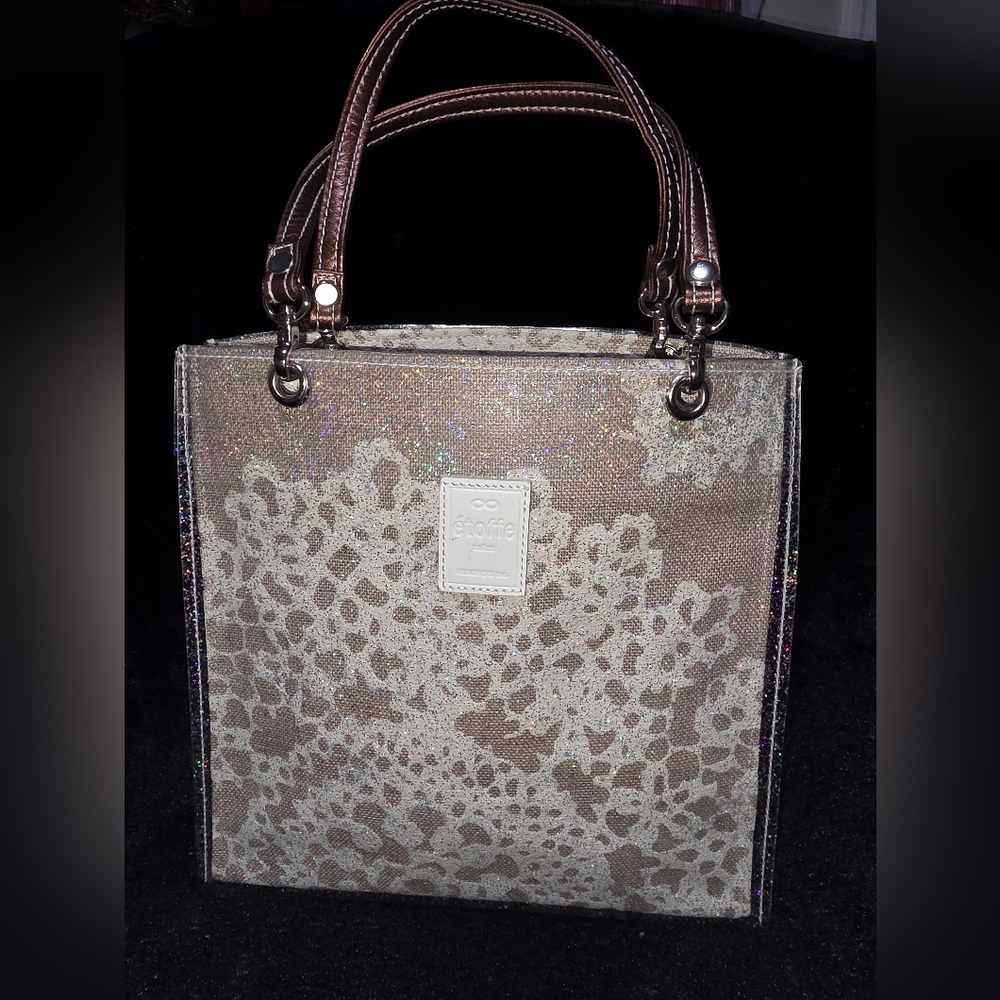 Elegant Silver Tote Bag - Picture 2 of 10